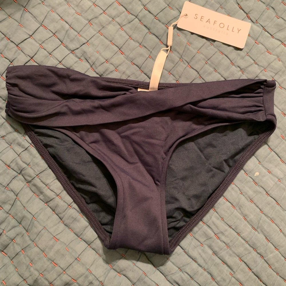 NWT Seafolly Twist Hipster Bikini Bottoms